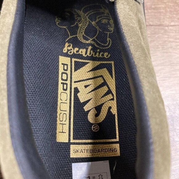 VANS x Beatrice Domond Skate Style 53 Autumn Dark Olive Mens 4 Womens 5.5 NEW - Picture 7 of 9